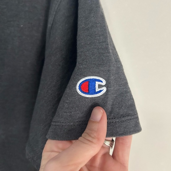 Champion Men's Gray T-Shirt, Size L - Picture 5 of 7